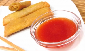 Receta de Panes fritos con salsa agridulce casera