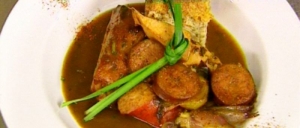 Carnes Ahumadas Acompañadas de Asado de Porotos